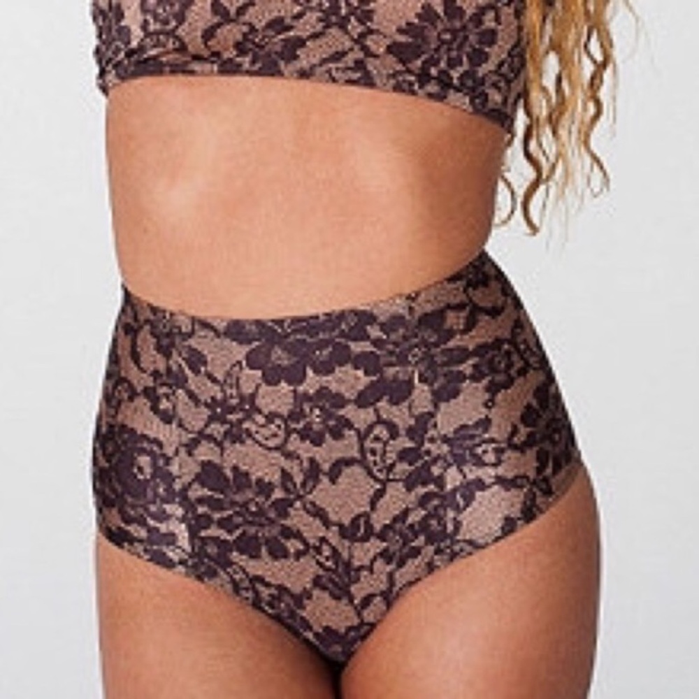 American Apparel Lace Print Swim Bottoms XS